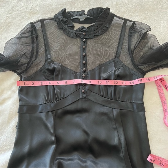 Marc Jacobs 100% Silk 1930s Victorian Style A-Line Dress - Picture 6 of 8